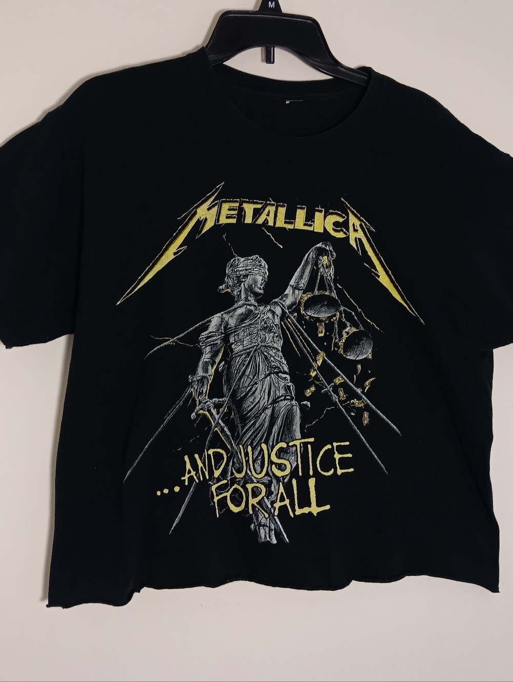 Metallixa Justice For All Graphic T-shirt Mens Size Xl.